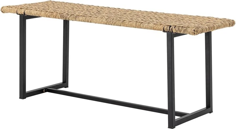 Ратанова градинска пейка в естествен цвят Adilly – Bloomingville