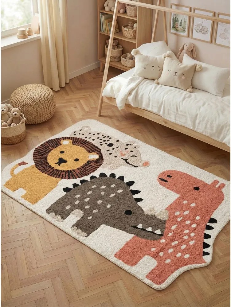 Памучен детски килим подходящ за пране/ръчно изработен 140x200 cm Snuggle Zoey – Hanse Home