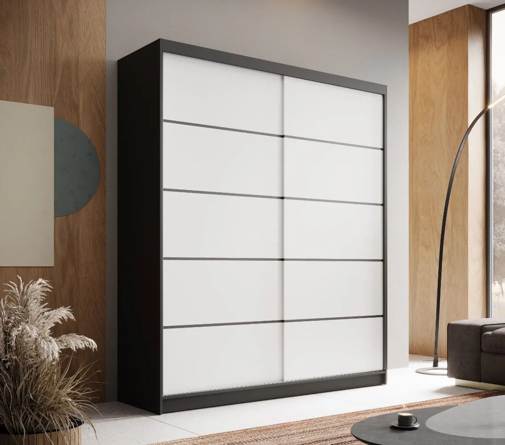 Плъзгащ се гардероб Verano 180-Мауро-Leuko