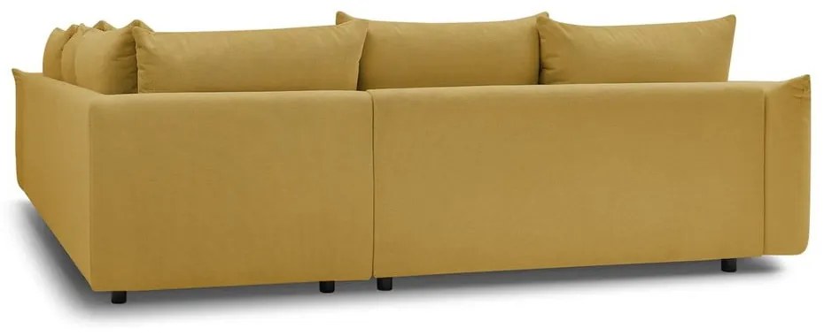 Жълт ъглов диван Ernest – Bobochic Paris