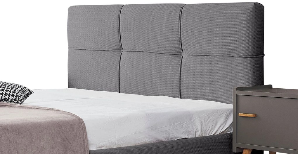 Тапицирано легло Manhattan-Gkri-110 x 200-Με μηχανισμό ανύψωσης