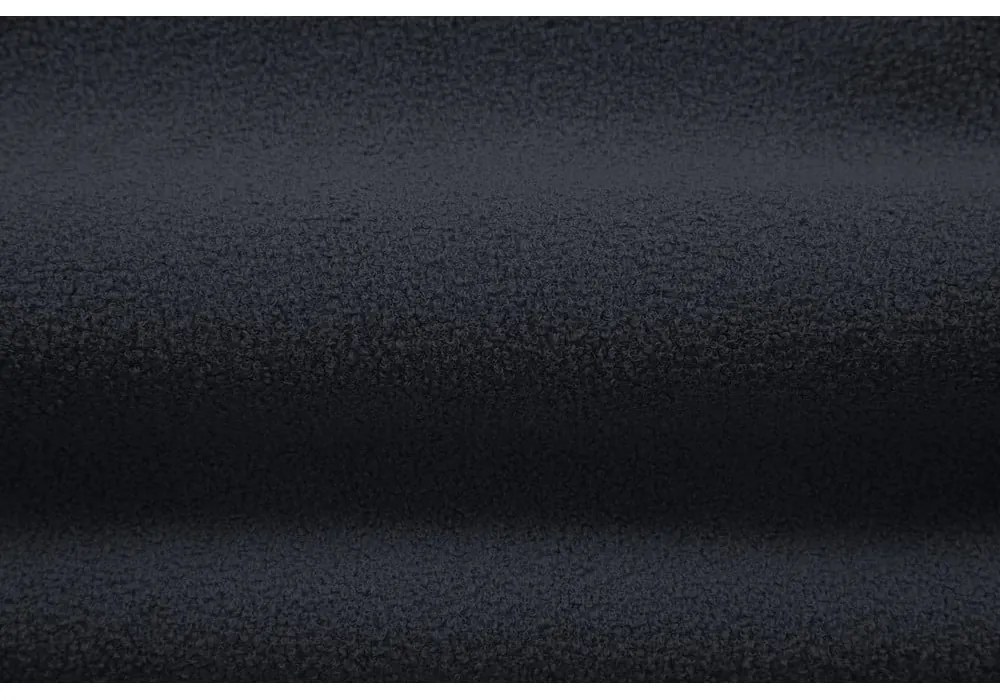 Тъмносиньо кресло от плат букле Jenny – Micadoni Home