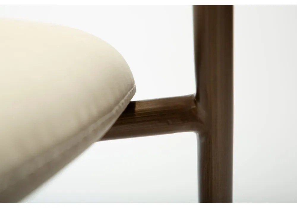 Трапезен стол от имитация на кожа в цвят слонова кост Zone – DAN-FORM Denmark