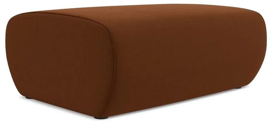 Теракотена кадифена табуретка Kapua – Makamii