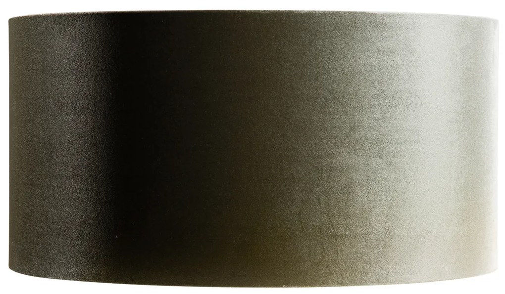 Кадифена абажура зелена със златно покритие 50/50/25