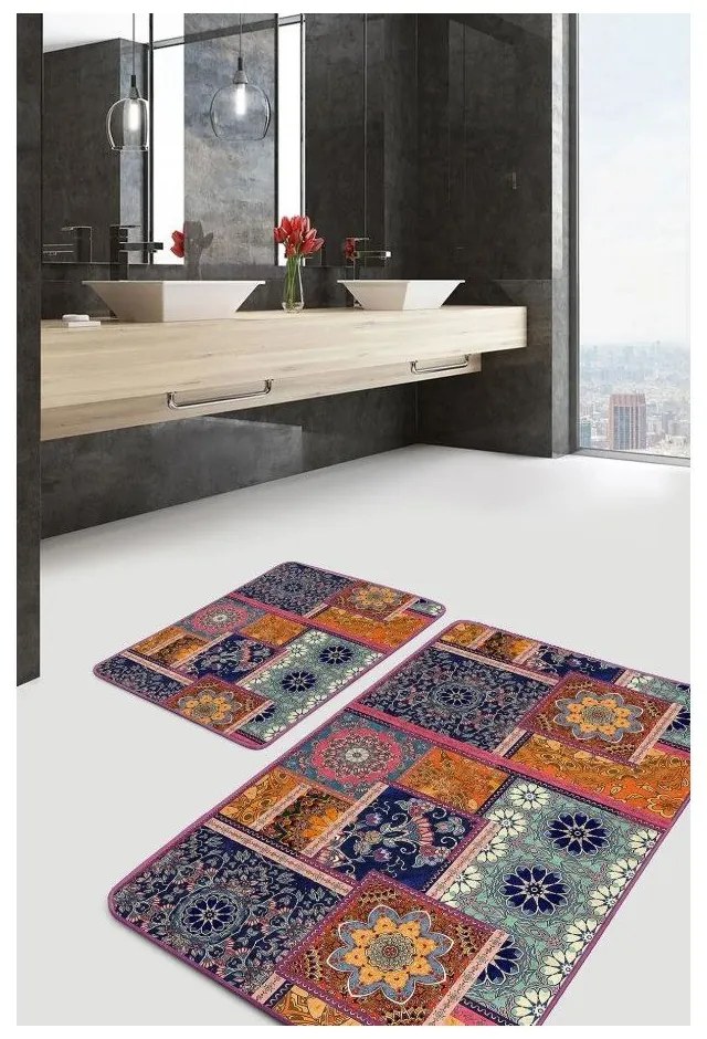 Кадифени килими за баня в комплект от 2 бр. 60x100 cm – Mila Home