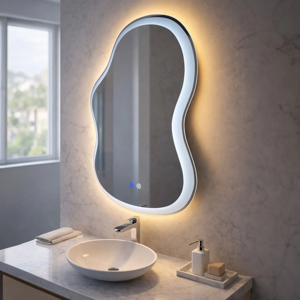 Огледало LED UNO DOUBLE 80x55 cm