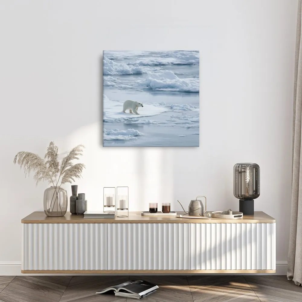 Картина на платно – Зимно царство на ледени площи