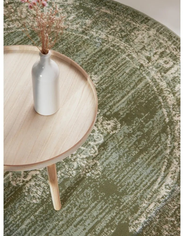 Зелен кръгъл килим ø 120 cm Gloria Lydia – Hanse Home