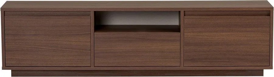 Маса за телевизор от декор от орех в тъмно естествен цвят 160x42x30 cm Sentinel – Kalune Design