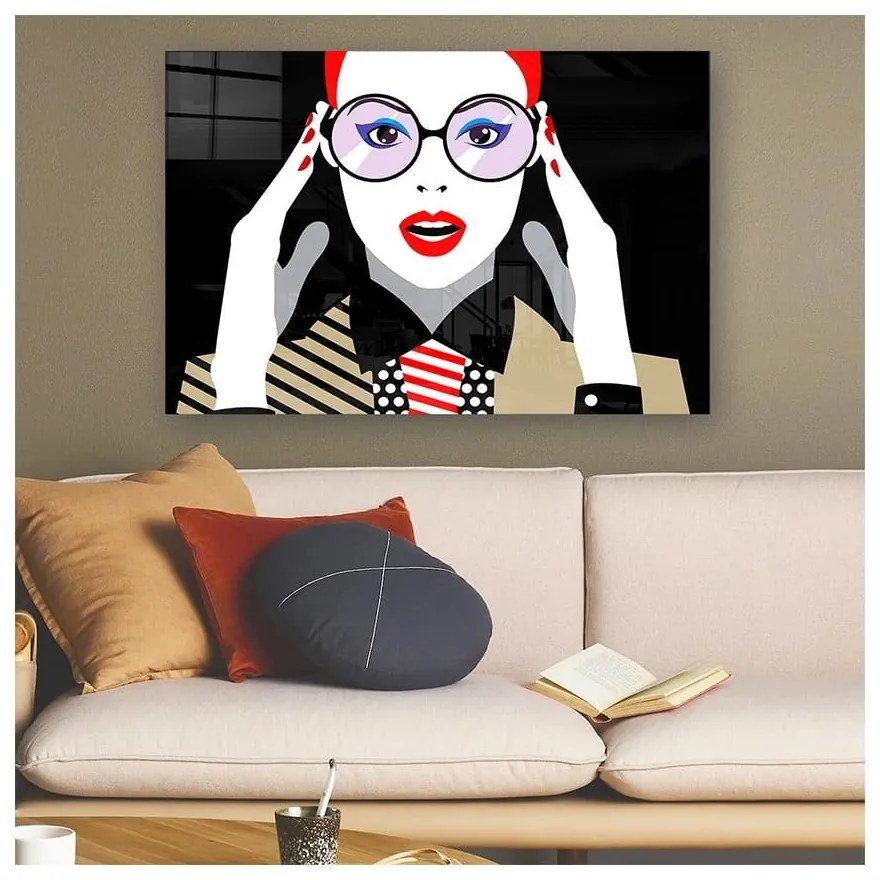 Картина върху стъкло 100x70 cm - Wallity