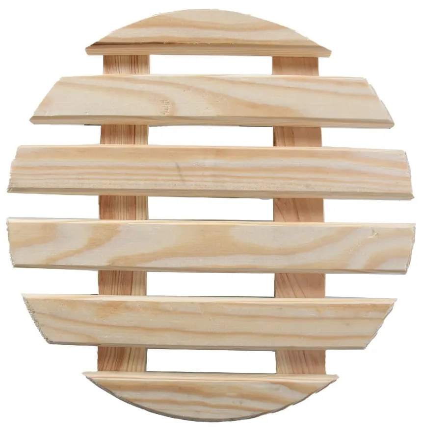 Дървена подвижна стойка за саксии ø 29 cm (височина 8 cm) Indoor – Esschert Design