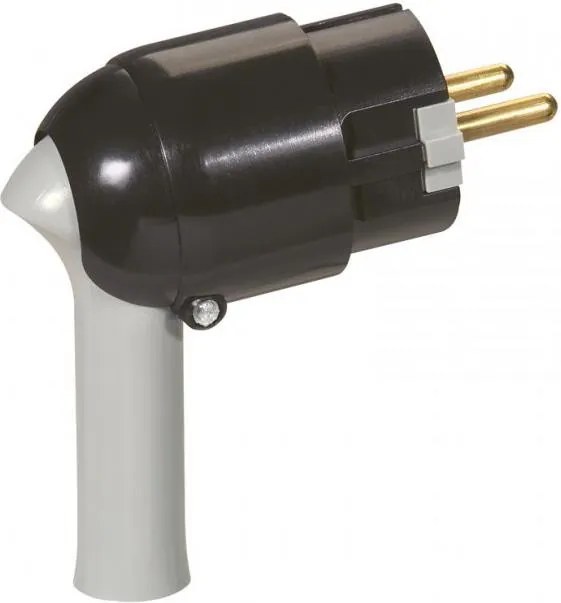 Legrand Щепсел черен Шуко/Фр.стандарт 2P+Т с ръкохватка за лесно изваждане 16A  - 050176