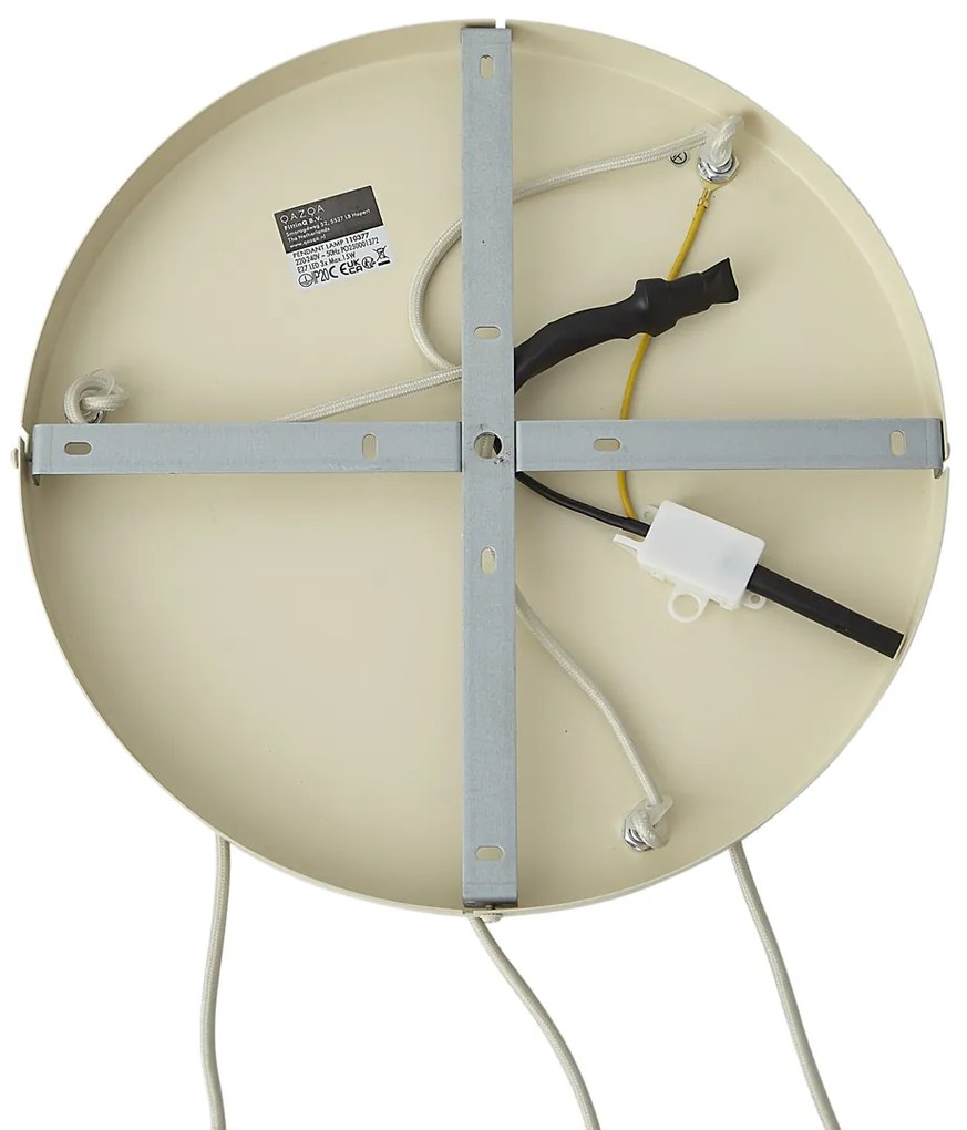 Модерен висящ лампион бежов с въже 3 светлини - Kora