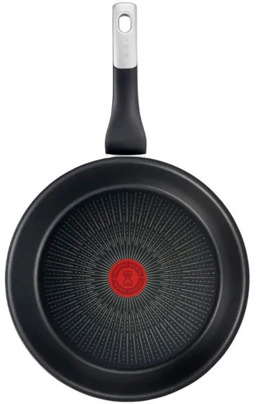 Тиган Tefal G2550772, 30 см, Титаниево покритие, Thermo-Spot, Индукция, Черен