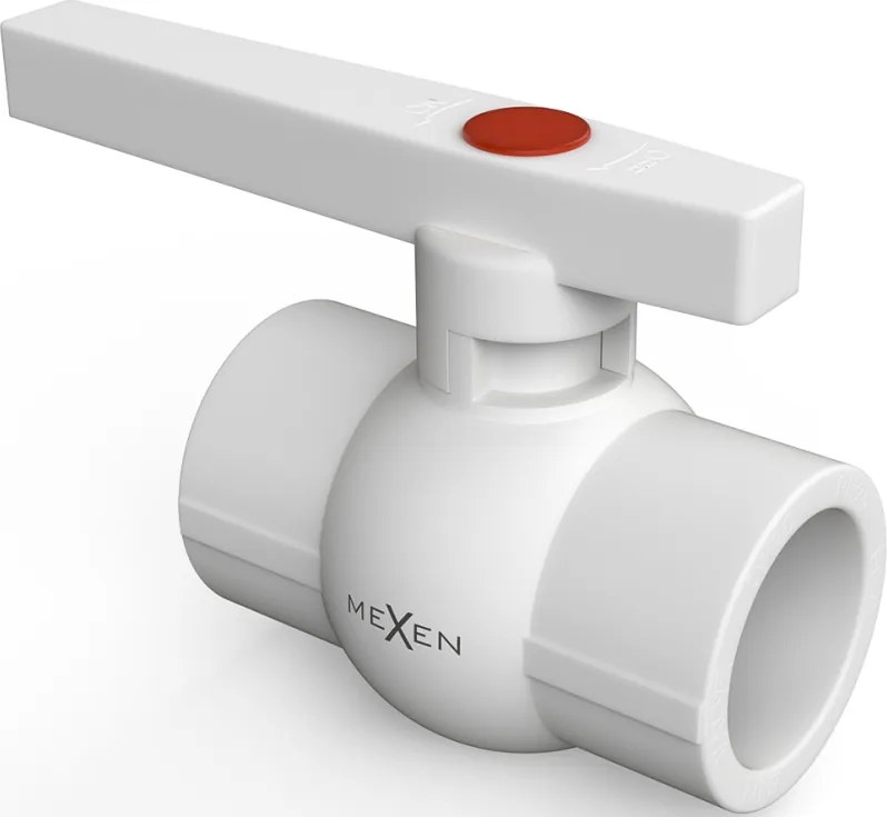 Mexen PPR сферичен кран PP заварен за тръби PPR 32 x 32 - W97349-32-00
