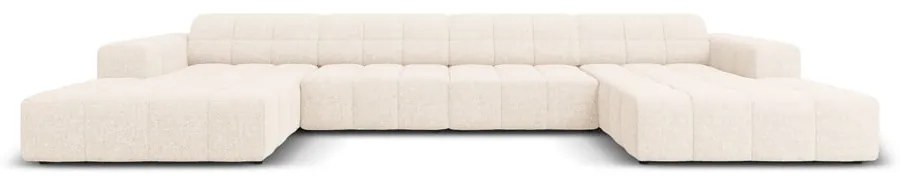 Кремав ъглов диван (U-образен) Chicago - Cosmopolitan Design