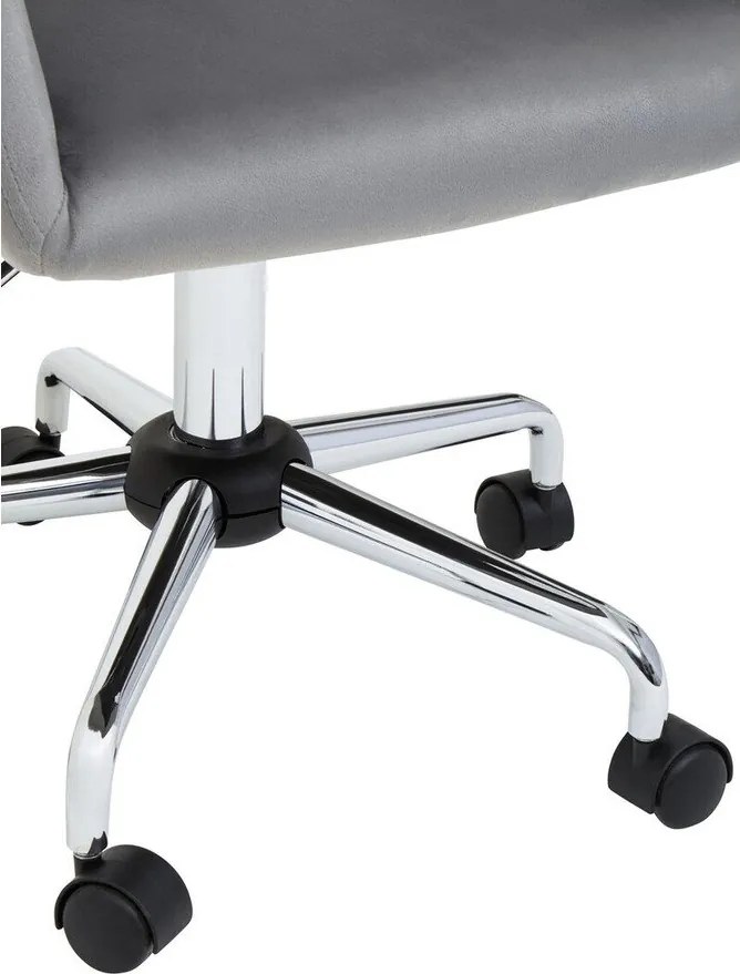 Сив тапициран офис стол Brent – Premier Housewares