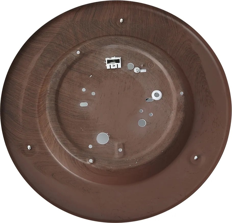 Класически плафон червен с бяло стъкло - Mesiac