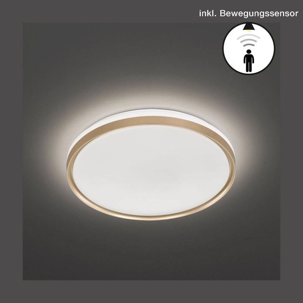 таванна светлина покрив F&amp;H Jaso BS-Диаметър 39 См.-Злато