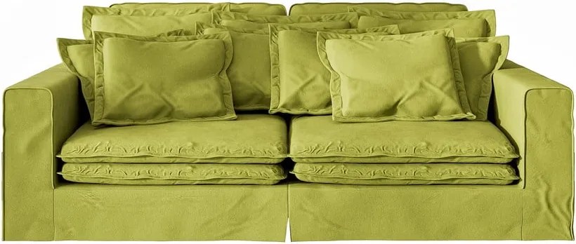 Светлозелен диван 236 cm Nora – Ropez