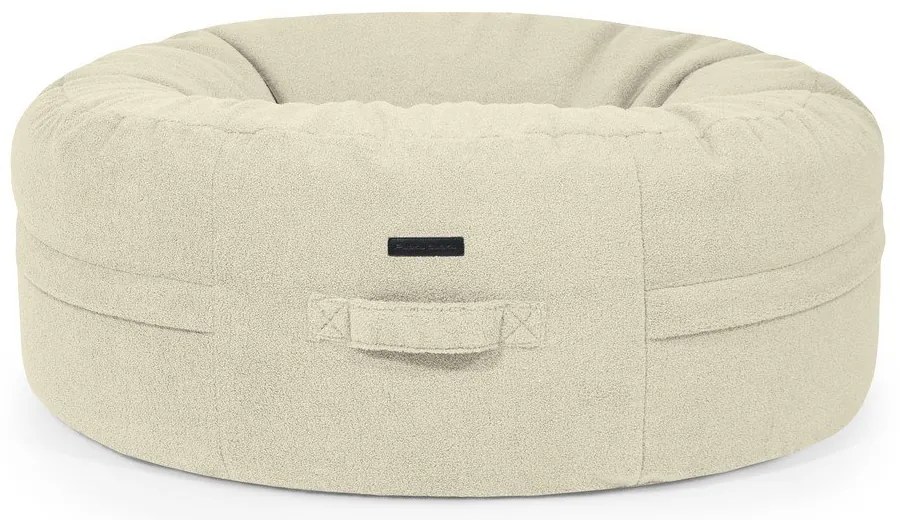 Светлосив пуф от букле Roll 135 – SLOWDOWN