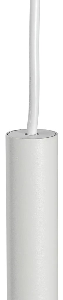 Модерно бяло висящо осветление за 1-фазова релсова система - Iconic Frini