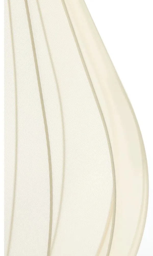 Бежово висящо осветително тяло с текстилен абажур ø 38 cm Itela – Light &amp; Living