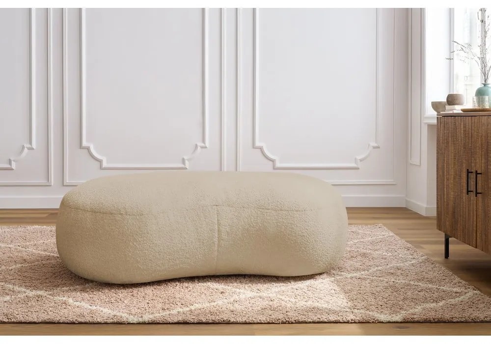 Бежова табуретка от букле Saint-Germain - Bobochic Paris