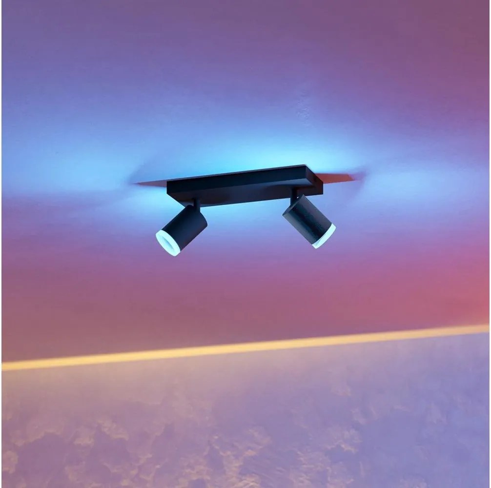 Eglo 901941 - LED RGBW димируемо точково осветително тяло MELITELLO-Z 2xLED/3,7W/230V черно