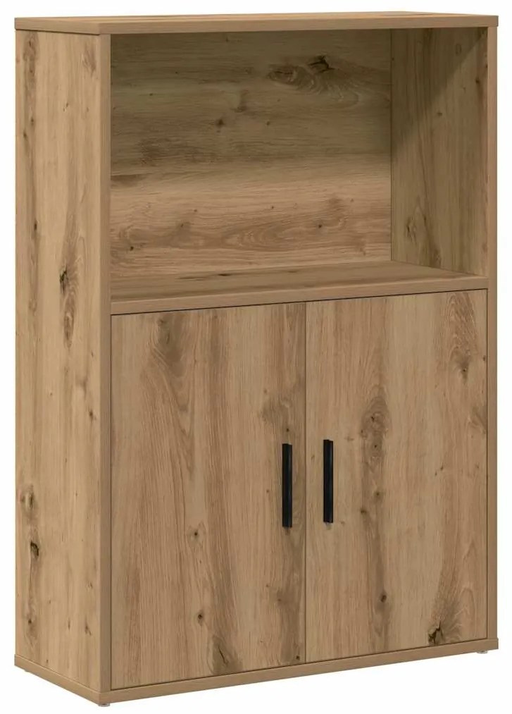 860417 vidaXL Библиотека, дъб артизан, 60x24x85 см, инженерно дърво