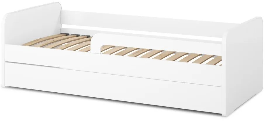 Бяло детско легло с включена подматрачна рамка 80x200 cm Duuli – ELTAP