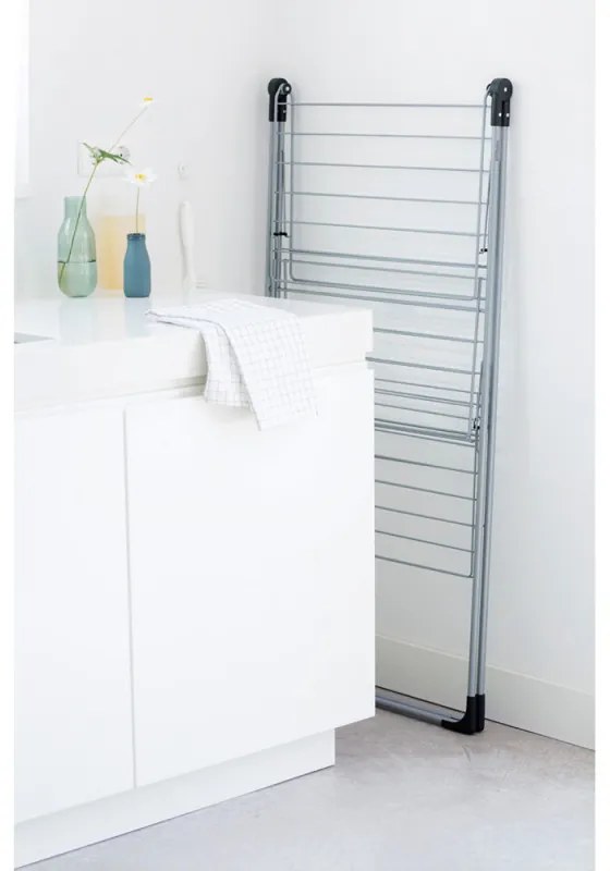 Простор "кула" Brabantia 90300183, 23 м, Лесно сгъване, Регулируем, Сив металик