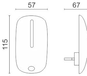 Нощна лампа LED 5909