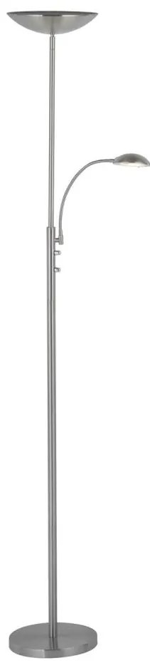 Brilliant - Димируема LED стояща лампа ROSANNA 2xLED/13W/230V матов хром