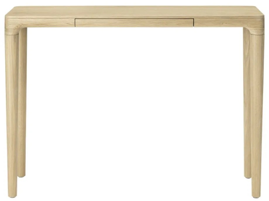 Дъбова конзолна маса в естествен цвят 12x110 cm Heart'n'Soul - UMAGE