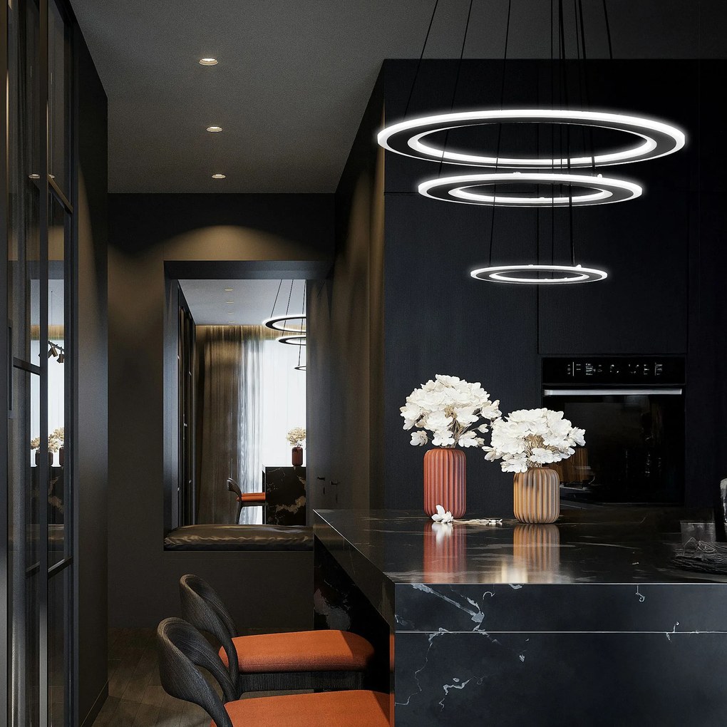 Лампа LED G040-3CP Black