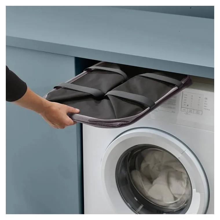 Сив текстилен сгъваем кош за пране 55 l Hold-All Max – Joseph Joseph