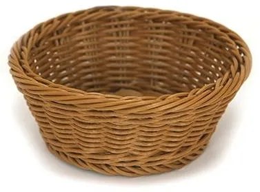 Панер кръгъл водоустойчив PVC 18,5x7,5 см кафяв (673001B-RO)