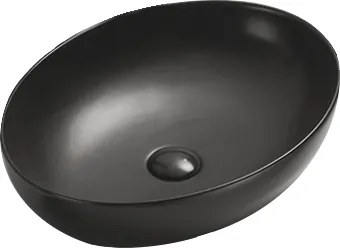 Mexen Jowita надплотна мивка 52 x 39 см, черна мат - 21355285