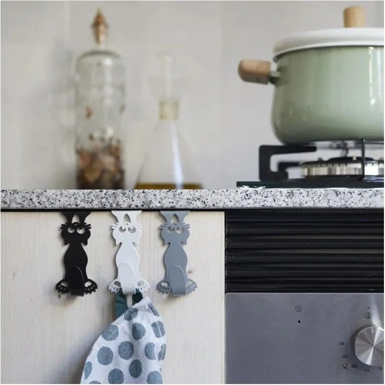 Висящи метални комплект куки 3 бр. Curious Cats – Balvi