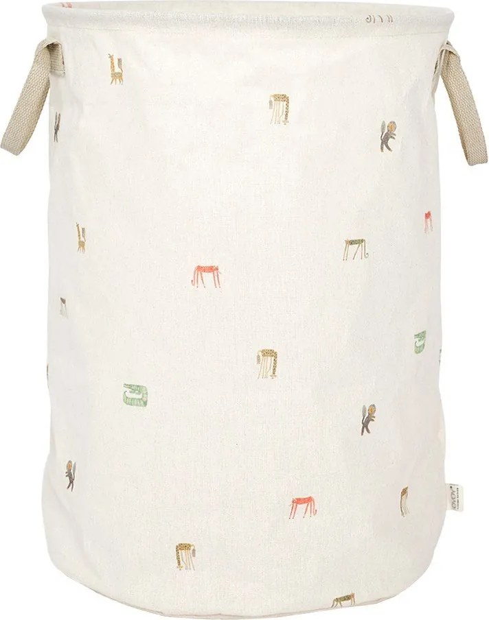 Кремава текстилна детска кошница за играчки ø 54x38 cm Moira – OYOY Mini