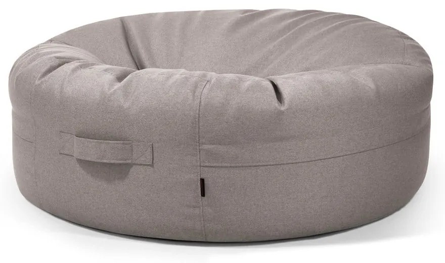 Сиво-бежов пуф Roll 135 – SLOWDOWN