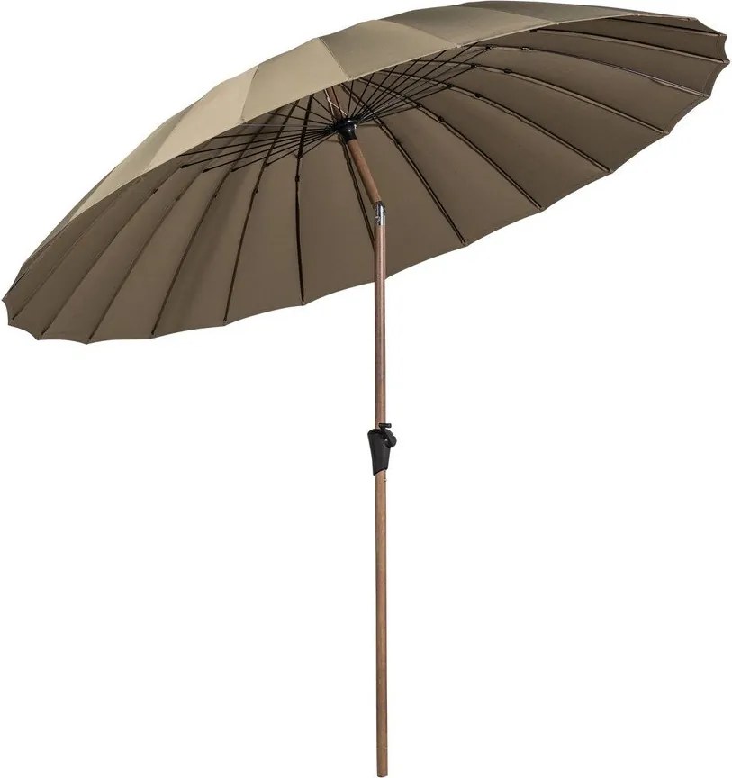 Зелен/бежов чадър ø 280 cm Monica – WOOOD