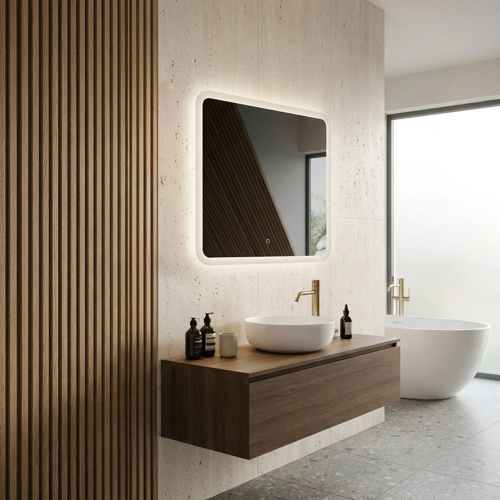 Огледало LED 70x70cm TOP-2