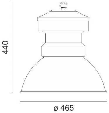 Звънец LED SMD 582-Диаметър: 43 височина: 40,5 См.