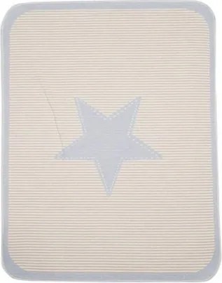 David Fussenegger - Бебешко одеяло Juwel 70x90 Звезда, светлосиньо
