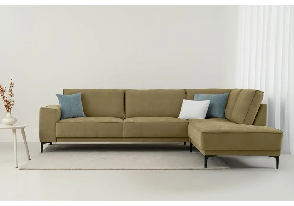 Зелен ъглов диван (десен ъгъл) Copenhagen – Scandic