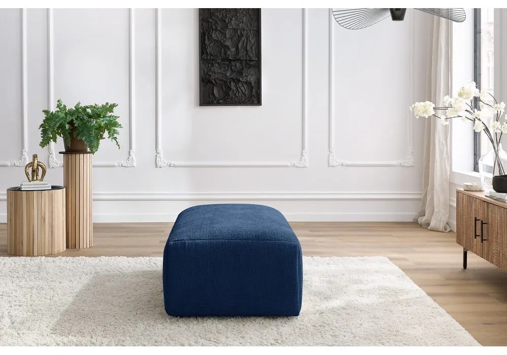 Тъмносиня табуретка Jeanne - Bobochic Paris