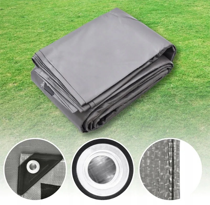 Сребриста водоустойчива мушама 2m x 6m